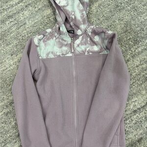 The North Face Gray Patterned Fleece Jacket